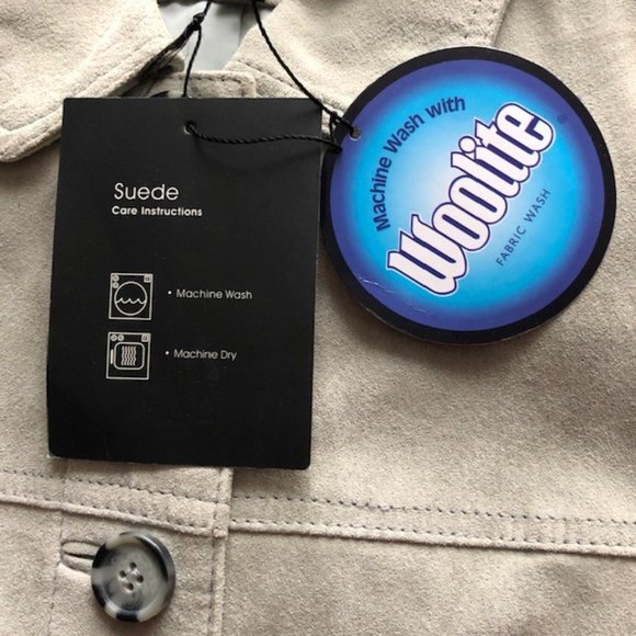 Machine washable Monterey Bay suede women's jacket NWT Size 4P - Picture 9 of 11